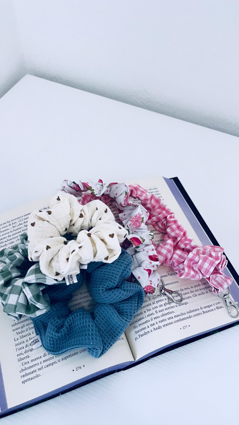 Scrunchie spugna nido d'ape blue 💙 - pronta consegna