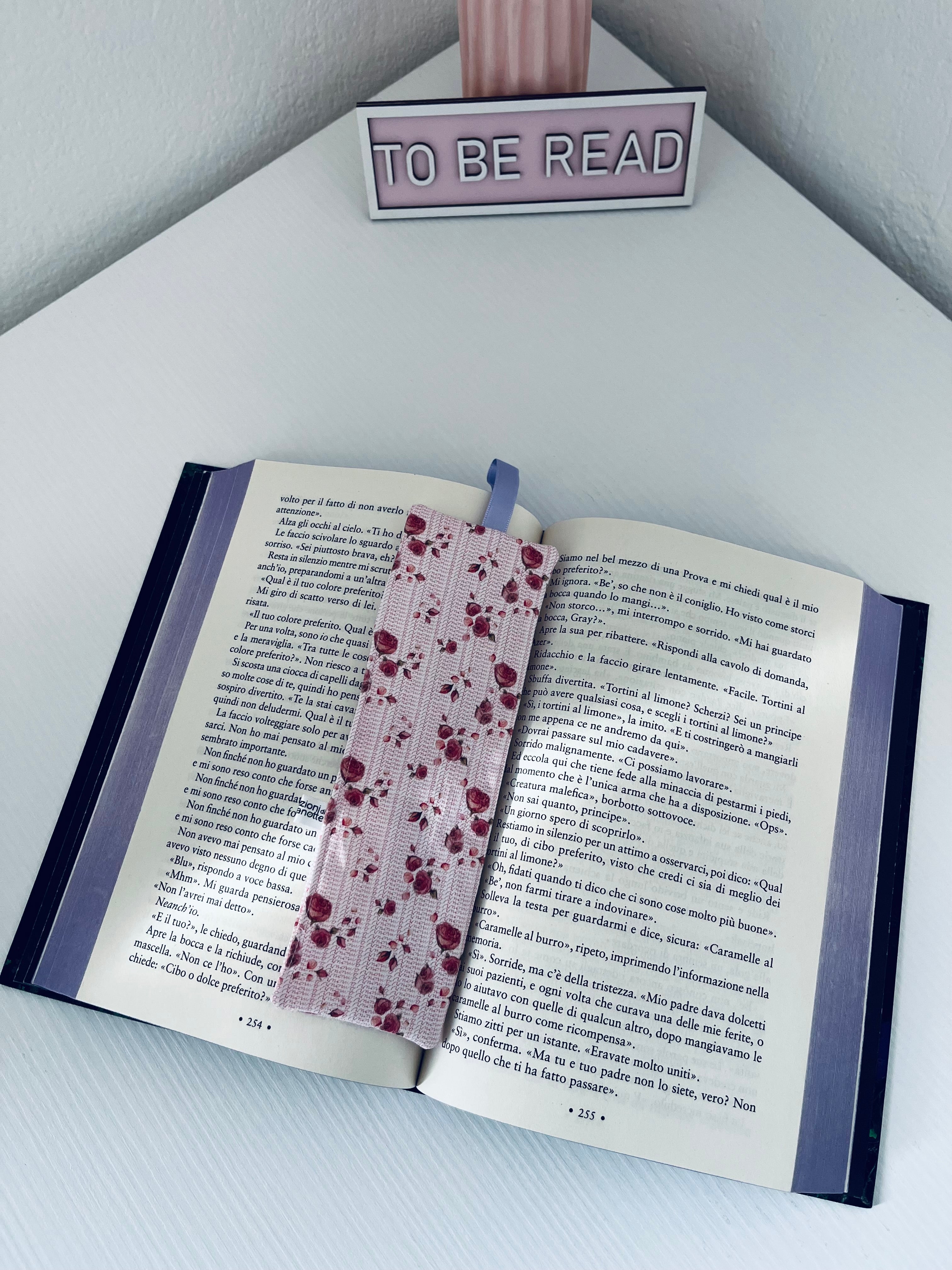 Segnalibro roselline amour - pronta consegna