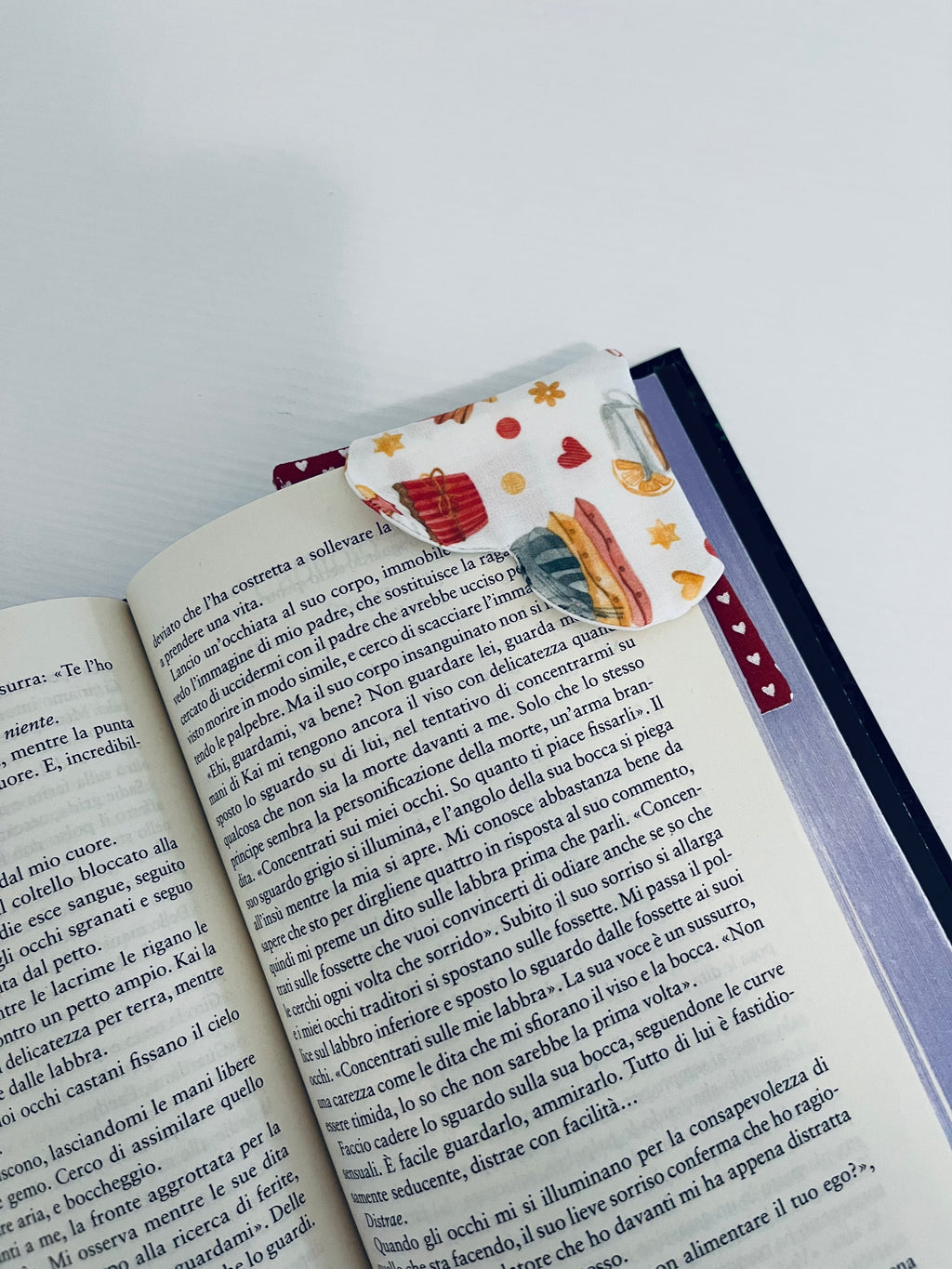 Segnacuore gatto cozy - pronta consegna