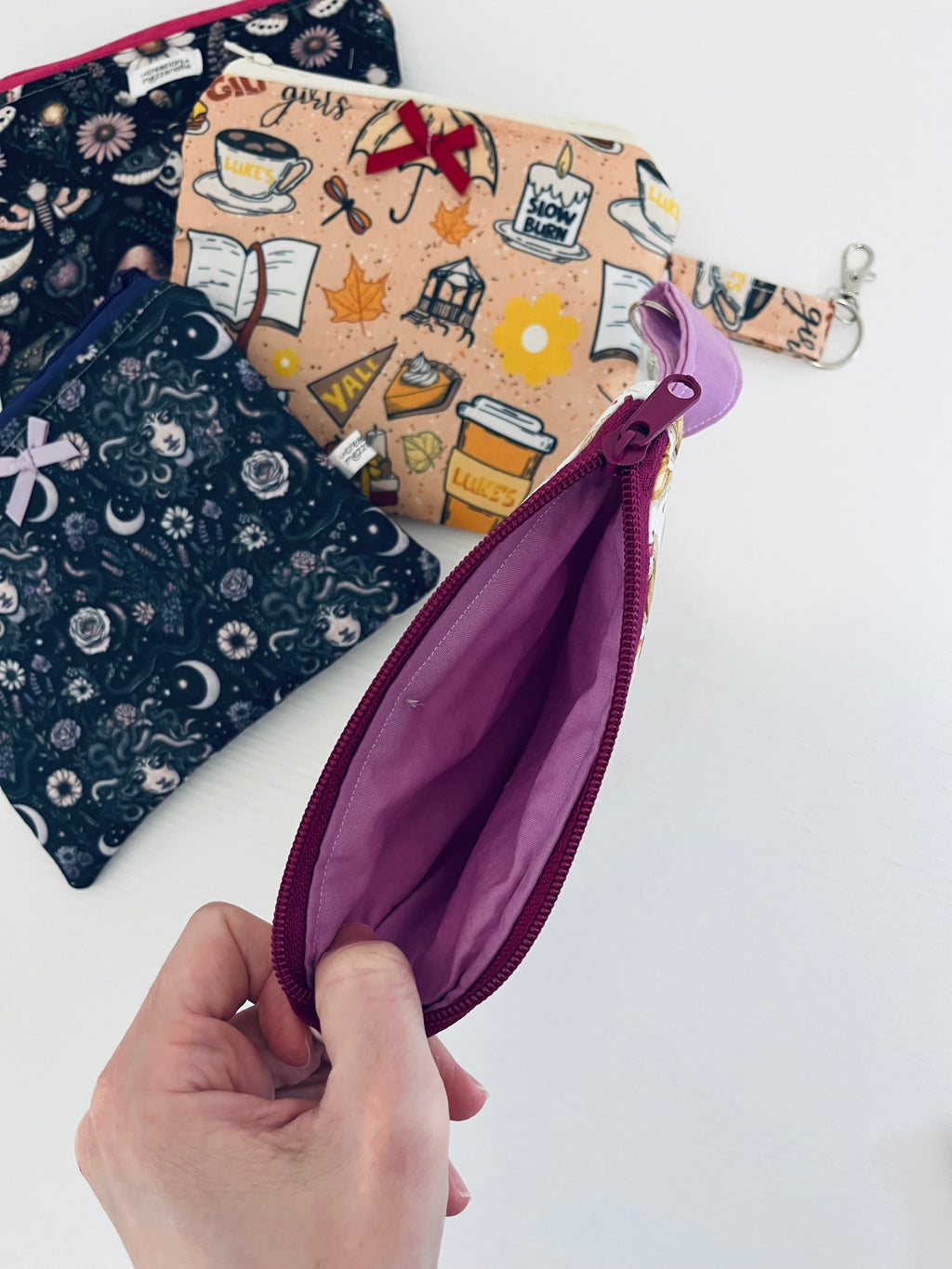 Mini flat portachiavi caffè libri - pronta consegna