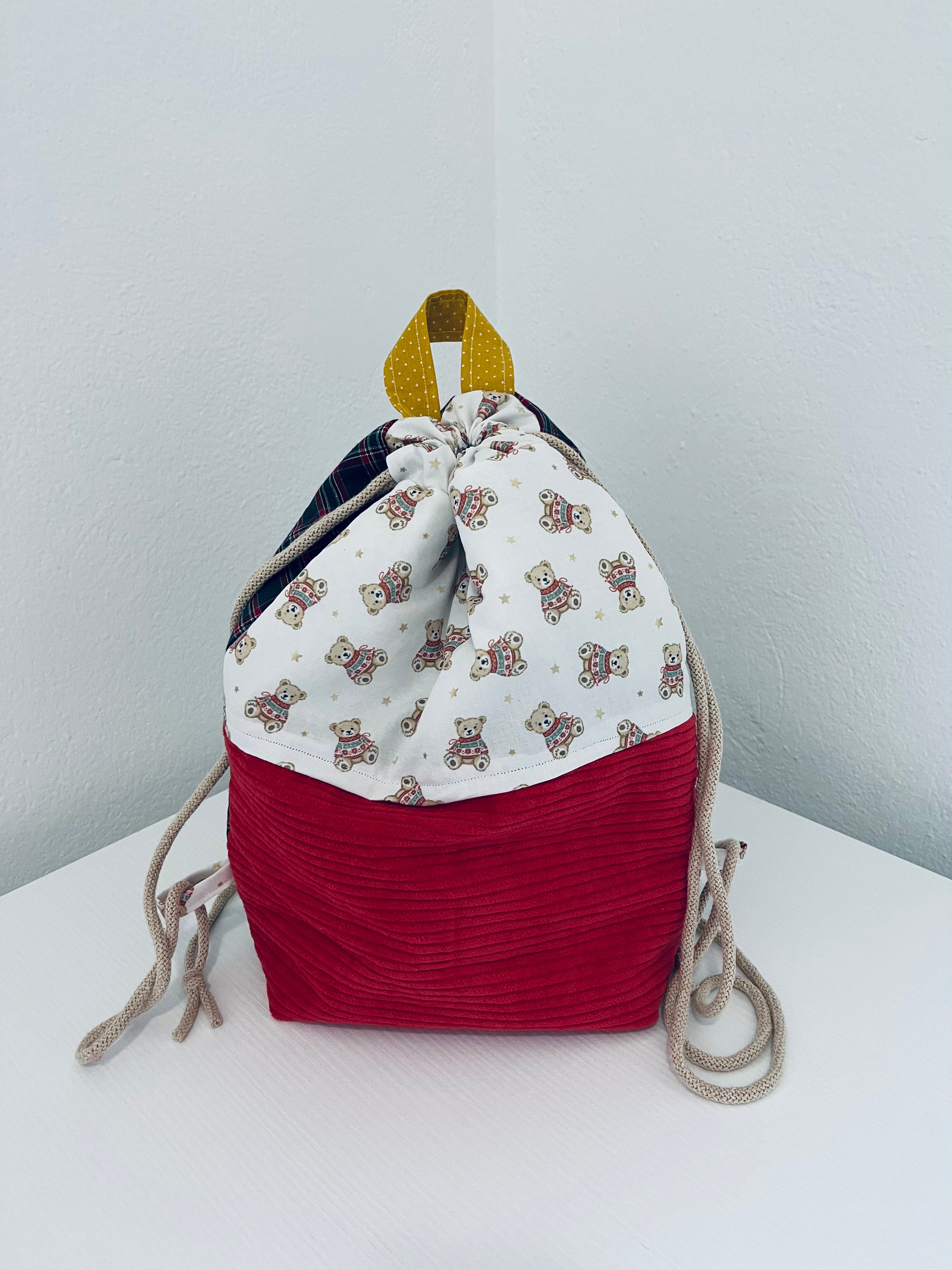 Sacca zaino orsetti - pronta consegna
