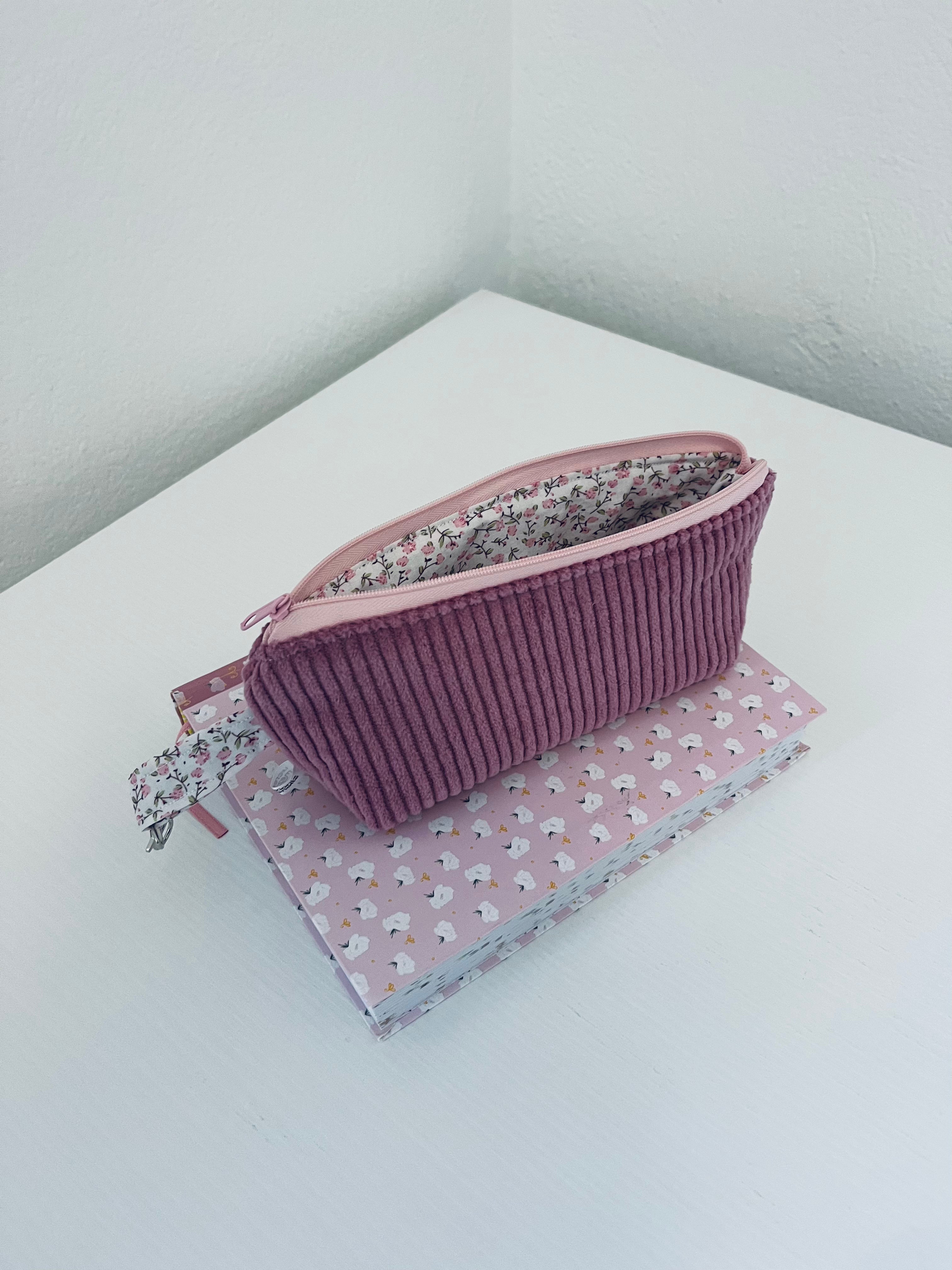 Pen cases triangolare rosa antico - pronta consegna