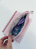 Pen cases triangolare rosa antico - pronta consegna