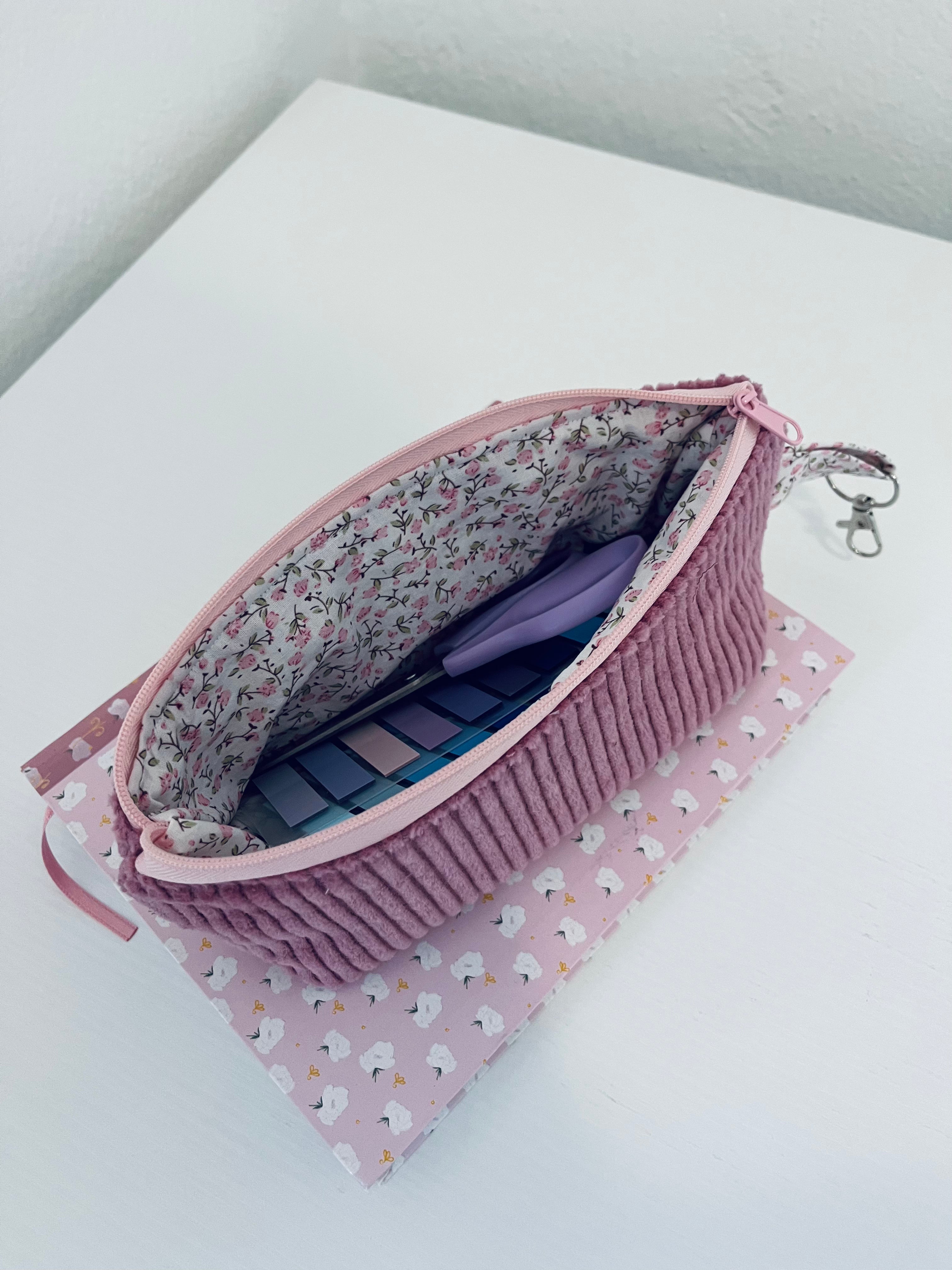 Pen cases triangolare rosa antico - pronta consegna