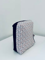 Book cover velluto a costine e fiorellini - pronta consegna