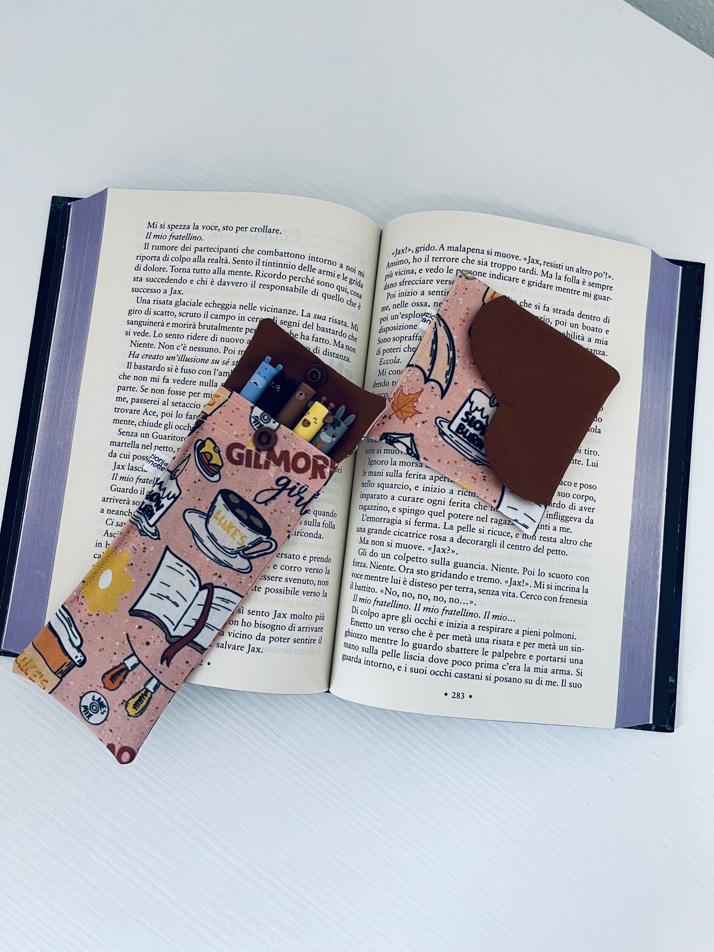 Set Gilmore porta tre penne e segnacuore - pronta consegna